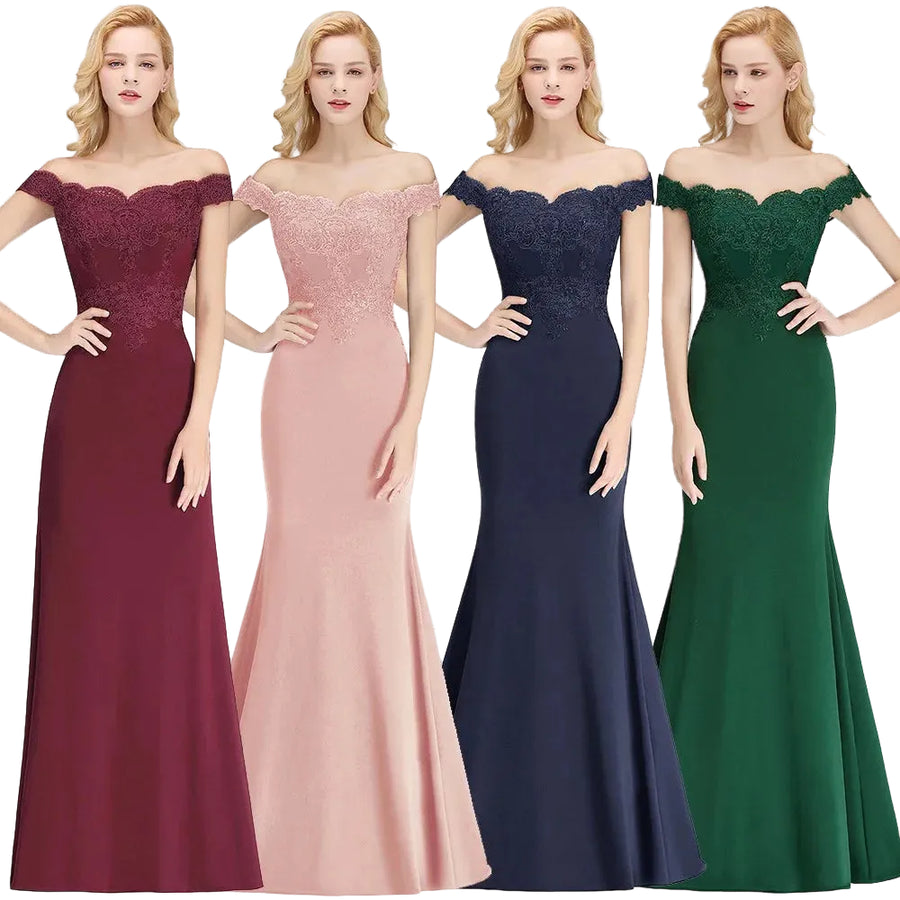 Mermaid Evening Maxi Dress for Moms | Elegant Mama Long Formal Gown | Can Mama