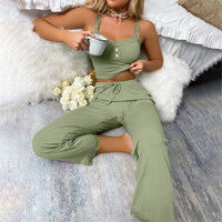 Two-Piece Pajama Set for Moms | Soft Mama Casual Home Loungewear | Can Mama