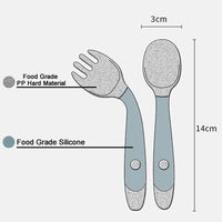 Baby Self Feeding Spoon Set 2Pcs