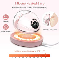 Wearable Electric Breast Pump | Hands-Free BPA-Free UV Sterilize & Heated Base | Can Mama