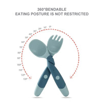 Baby Self Feeding Spoon Set 2Pcs
