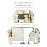 Waterproof Nappy Bag Backpack for Moms | Mama Mummy Maternity Outdoor Travel Handbag | Can Mama