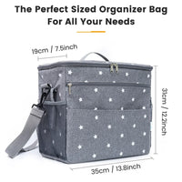 Baby Stroller Diaper Bag Backpack for Moms | Large Capacity Mama Maternity Wet Nappy Organizer | Can Mama