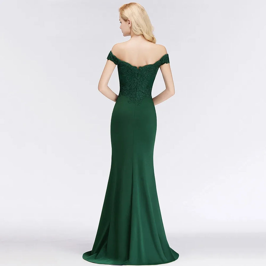 Mermaid Evening Maxi Dress for Moms | Elegant Mama Long Formal Gown | Can Mama