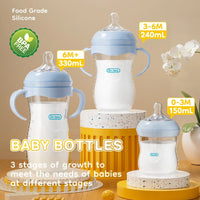 BPA-Free Baby Bottle with Handle