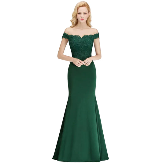Mermaid Evening Maxi Dress for Moms | Elegant Mama Long Formal Gown | Can Mama
