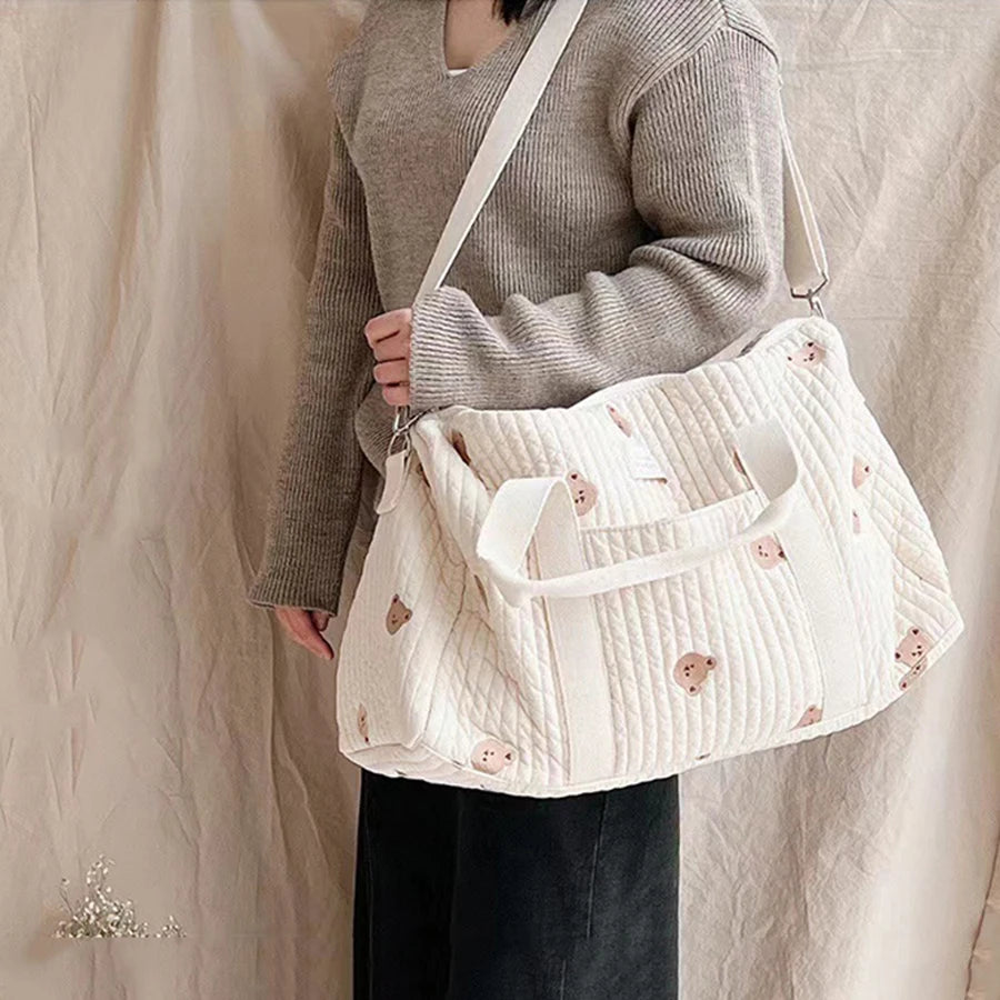 Large Mommy Bag for Moms | Maternity Baby Diaper Storage Handbag Multi-Functional Travel Bag | Can Mama