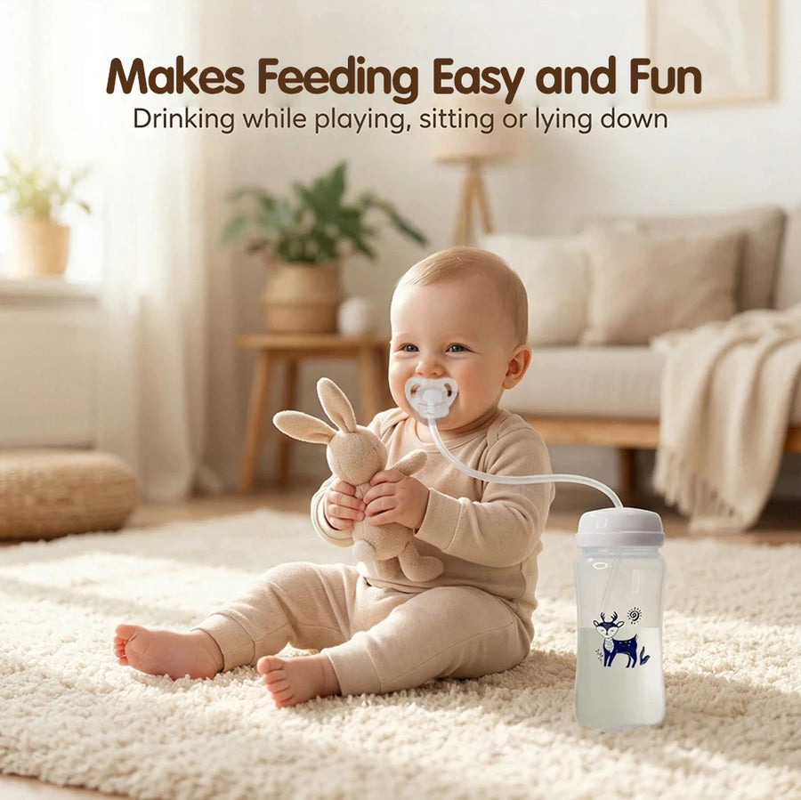 3-in-1 Hands-Free Baby Bottle 300ML