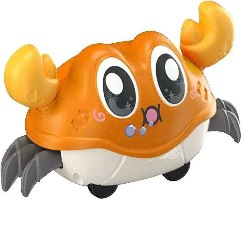 Baby Crawling Crab Toy  Pull-Back Bubble Simulation