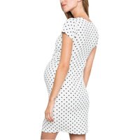 Simple Casual Maternity Dress for Moms | Summer Daily Wear Mama Pregnancy Dress | Can Mama