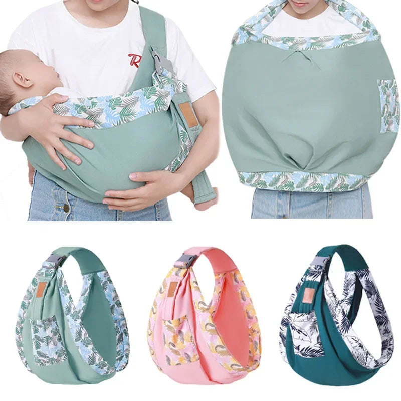 Baby Wrap Carrier | Newborn Sling Nursing Cover Breathable | Skin-to-Skin Bonding | Can Mama
