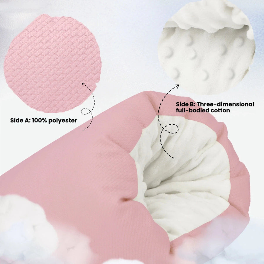 Soft Plush Baby Nursing Pillow with Warm Arms | Breastfeeding Support Cushion | Can Mama