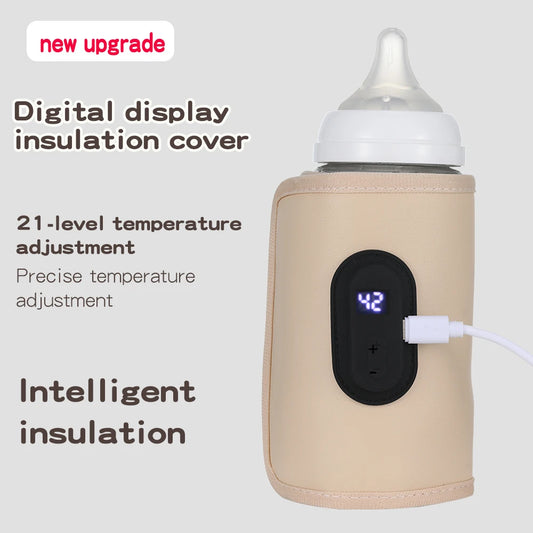 Baby Milk Warmer | Portable USB Bottle Warmer for Car & Travel | Can Mama