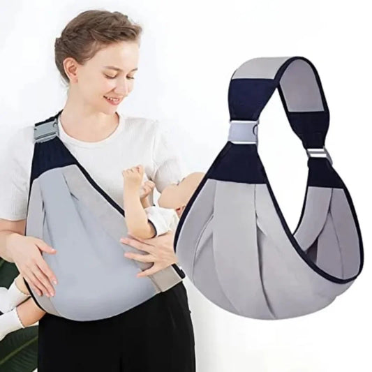 Baby Wrap Carrier Sling | Newborn Nursing Cover Breathable | Hands-Free Babywearing | Can Mama