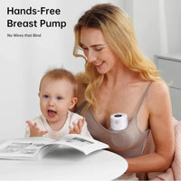 BornBL S12 Double & Single Electric Breast Pump | Hands-Free Silent Breastfeeding | Can Mama