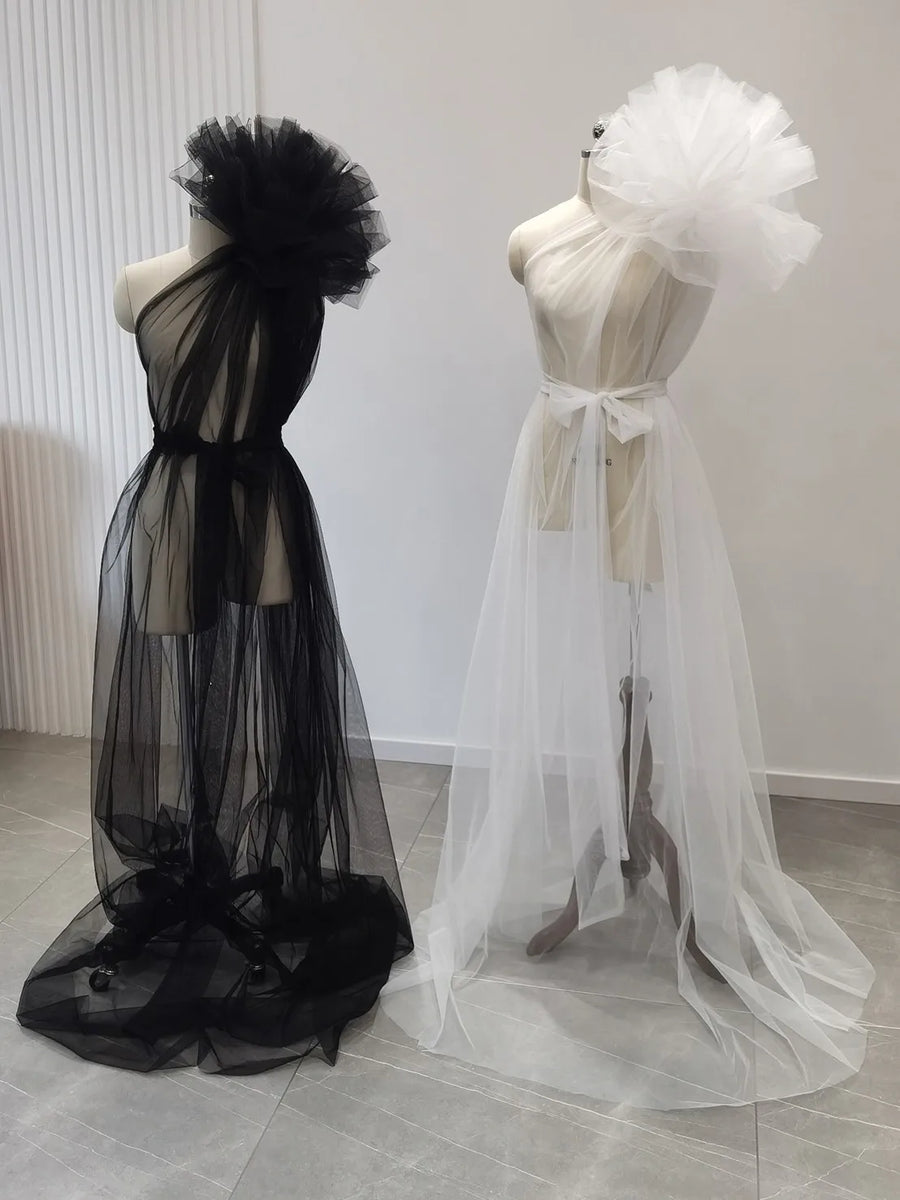 See-Through Maternity Photoshoot Dress for Moms | Sexy Mama Pregnancy Photography Gown | Can Mama