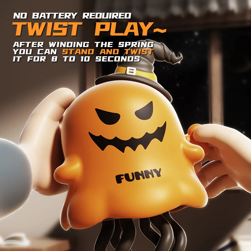 Dancing Ghost & Corn Wind-Up Clockwork Toy