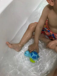 Cartoon Wind-Up Swimming Turtle Bath Toy
