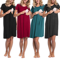 European Style Maternity Hospital Dress for Moms | Elegant Mama Labor Delivery Gown | Can Mama
