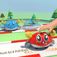 Baby Crawling Crab Toy  Pull-Back Bubble Simulation