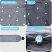 Baby Stroller Diaper Bag Backpack for Moms | Large Capacity Mama Maternity Wet Nappy Organizer | Can Mama