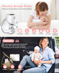 BornBL S12 Double & Single Electric Breast Pump | Hands-Free Silent Breastfeeding | Can Mama