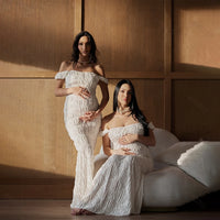 Studio Maternity Photography Gown for Moms | Professional Mama Pregnancy Photoshoot Dress | Can Mama