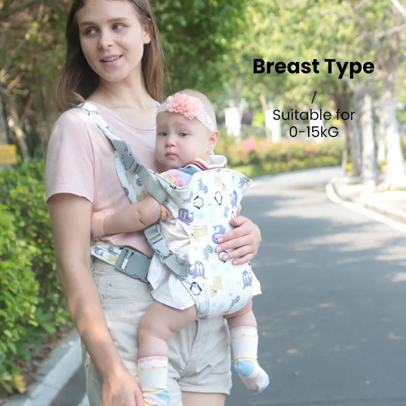 Ergonomic Baby Carrier | Kangaroo Wrap Sling for Newborns & Toddlers | Can Mama