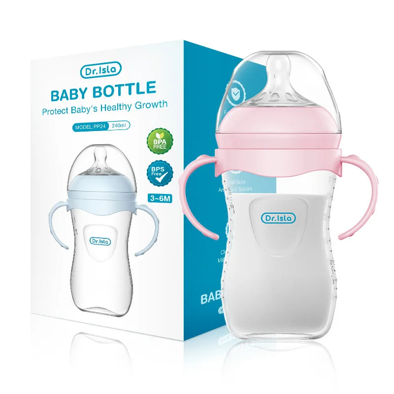 BPA-Free Baby Bottle with Handle