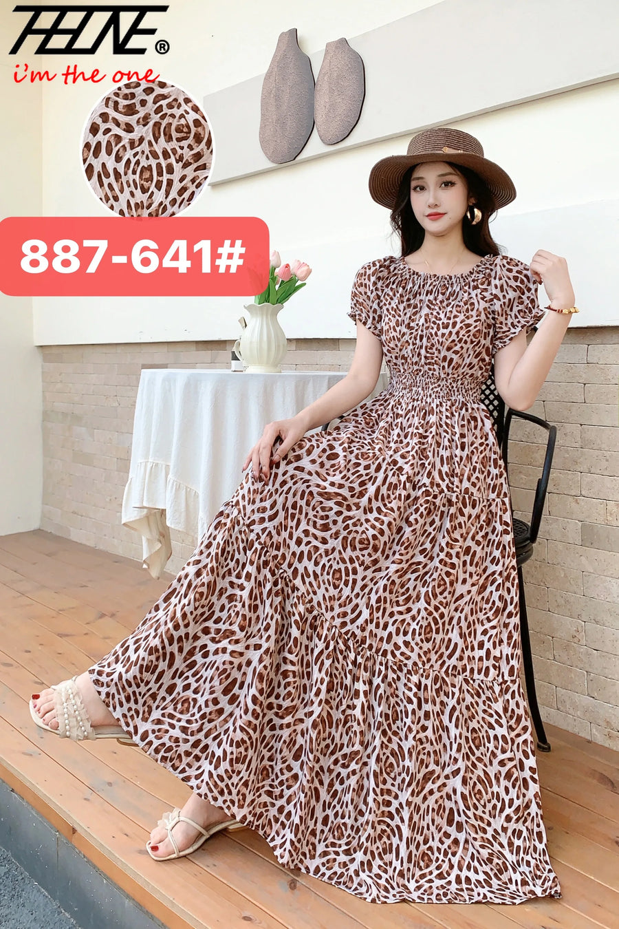 Bohemian Long Maxi Dress for Moms | Spring Summer Mama Casual Elegant Dress | Can Mama