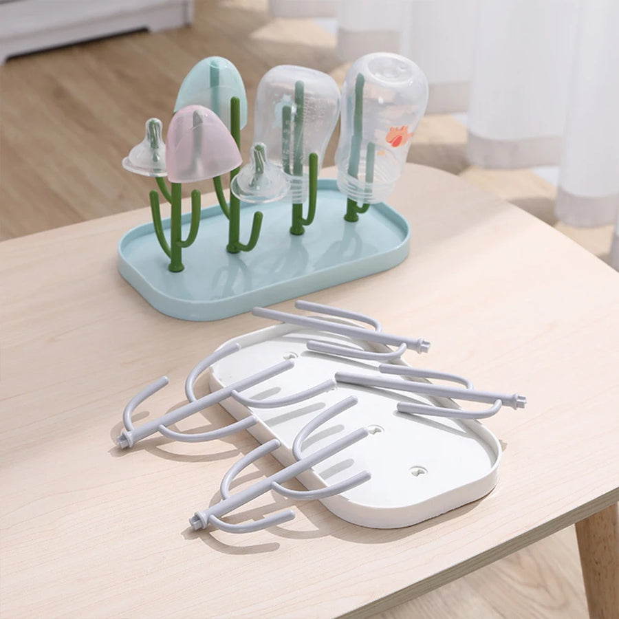 Baby Tree-Shaped Milk Bottle Drain Rack