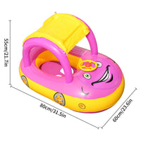 Car Shape Toddler Pool Float
