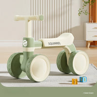 Baby Balance Bike 4-Wheel Walker | No Pedal Toddler Outdoor Ride-On Toy | 1–3 Years | Can Mama