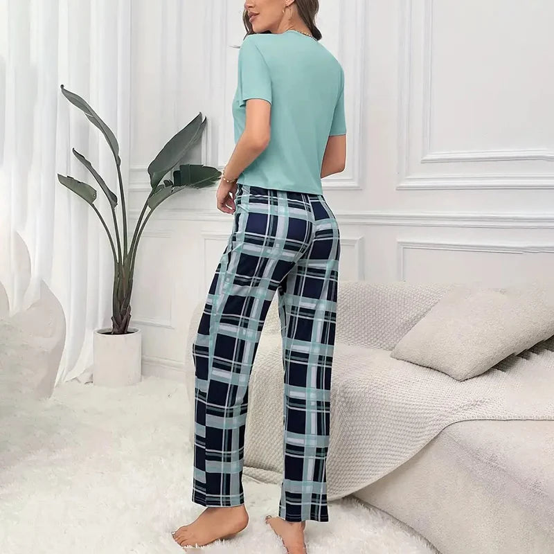 Casual Pajamas Set for Moms | Soft Mama Home Clothes Loungewear | Can Mama