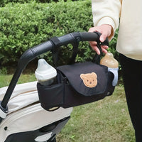 Stroller Organizer Bag for Moms | Bottle and Phone Pocket Mama Pram Bag | Can Mama