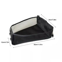 Stroller Bottom Organizer Bag for Moms | Universal Mesh 3D Tissue Toy Storage Basket | Can Mama
