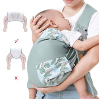 Baby Wrap Carrier | Newborn Sling Nursing Cover Breathable | Skin-to-Skin Bonding | Can Mama
