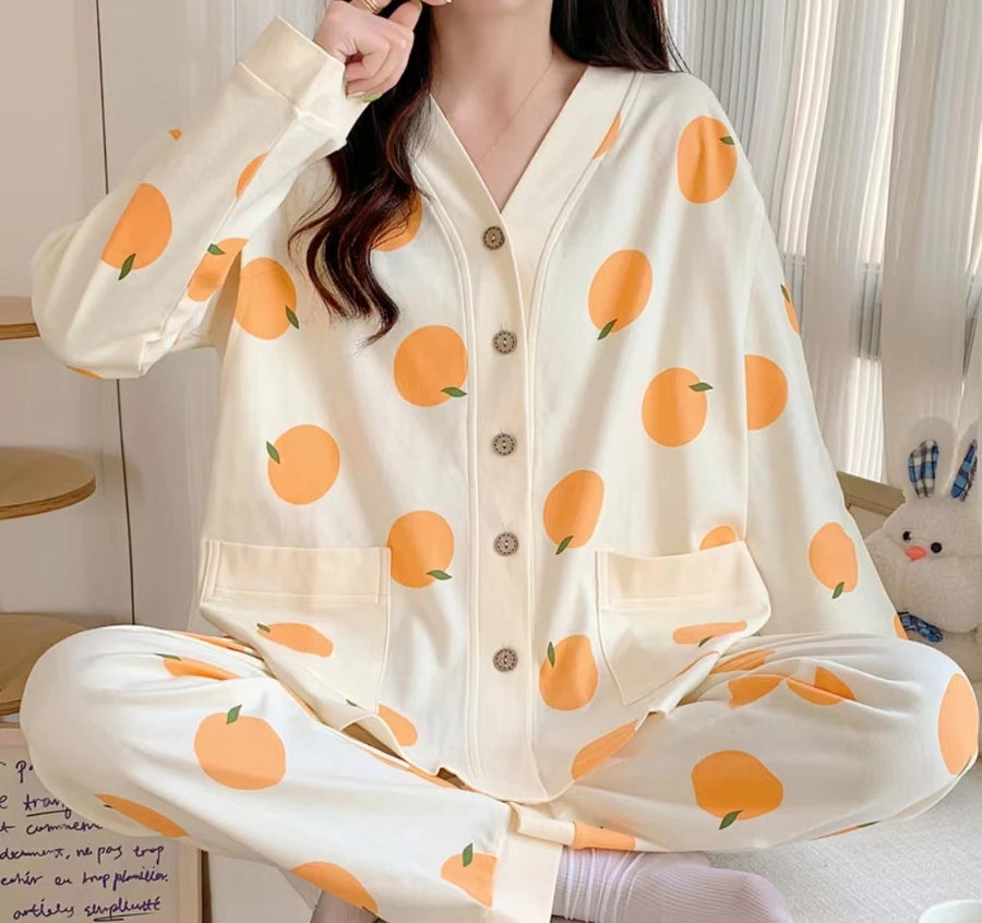 Maternity Nursing Pajamas Set for Moms | Soft Mama Homewear Breastfeeding Loungewear | Can Mama