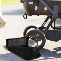 Stroller Bottom Organizer Bag for Moms | Universal Mesh 3D Tissue Toy Storage Basket | Can Mama