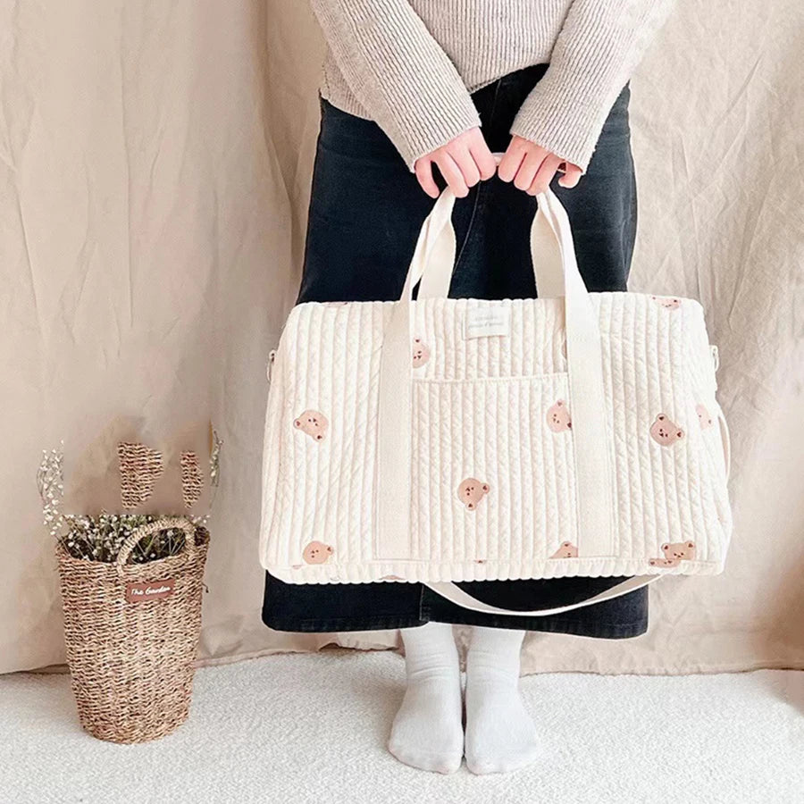 Large Mommy Bag for Moms | Maternity Baby Diaper Storage Handbag Multi-Functional Travel Bag | Can Mama
