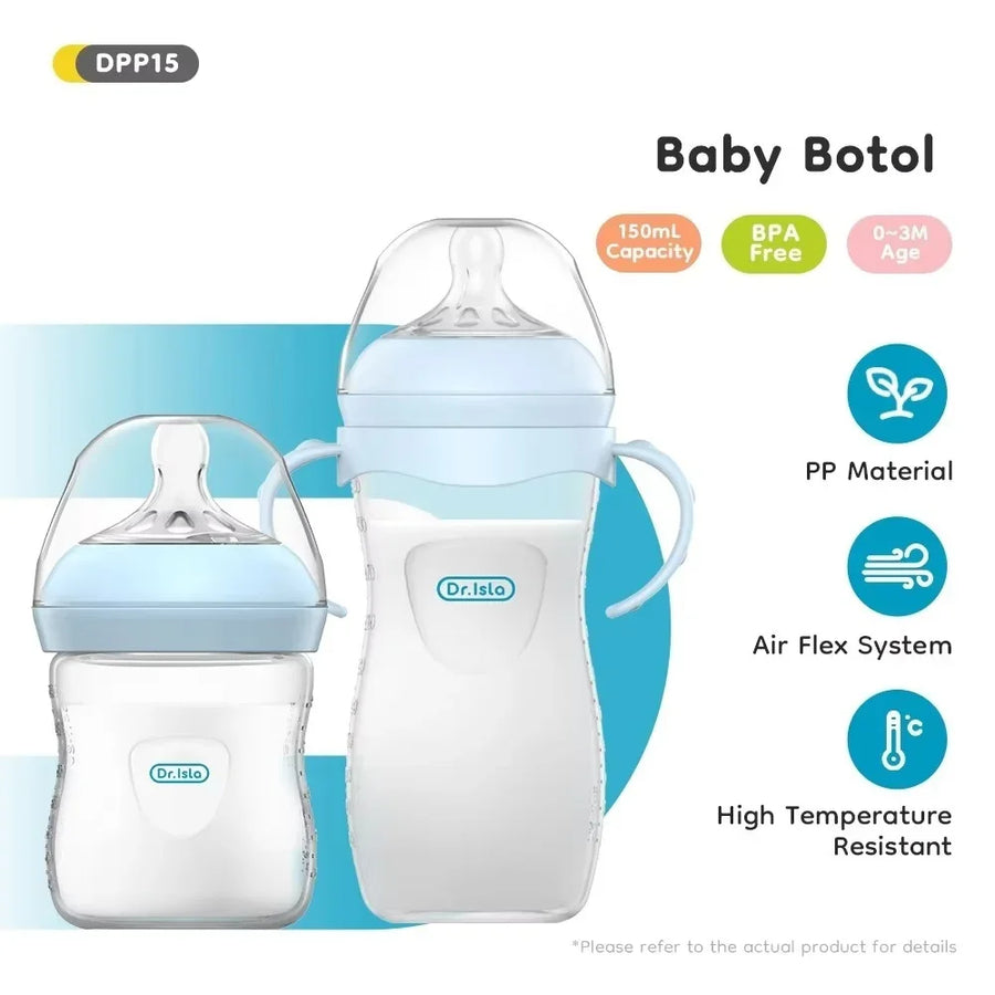 BPA-Free Baby Bottle with Handle
