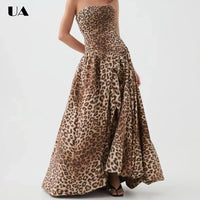 Printed Spaghetti Strap Maxi Dress for Moms | Fashionable Mama Summer Long Dress | Can Mama