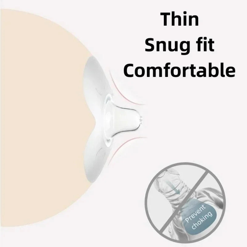 Silicone Breastfeeding Nipple Protectors 2Pcs | Soft Nursing Shield Cover for Feeding Moms | Can Mama
