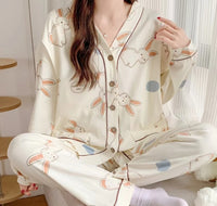 Maternity Nursing Pajamas Set for Moms | Soft Mama Homewear Breastfeeding Loungewear | Can Mama