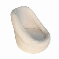 White Round Mini Sofa  Newborn Photography Prop