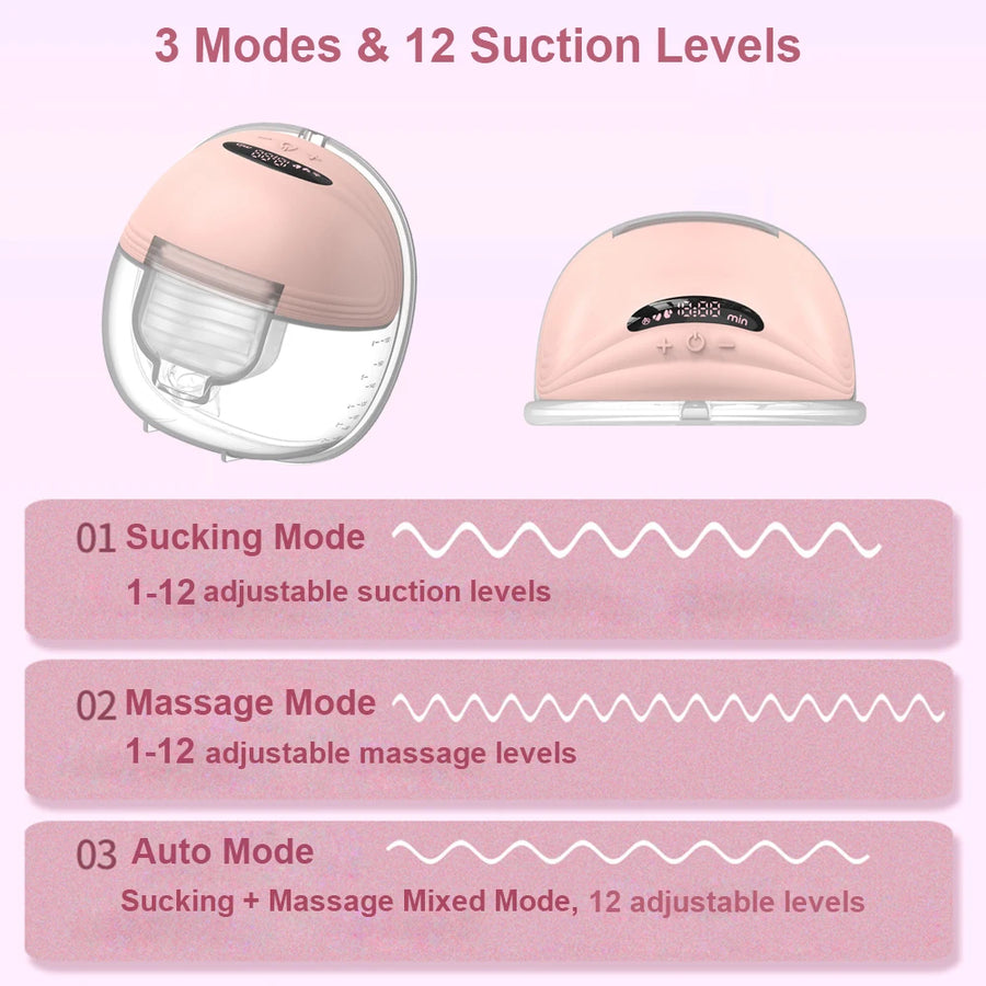 Wearable Hands-Free Electric Breast Pump
