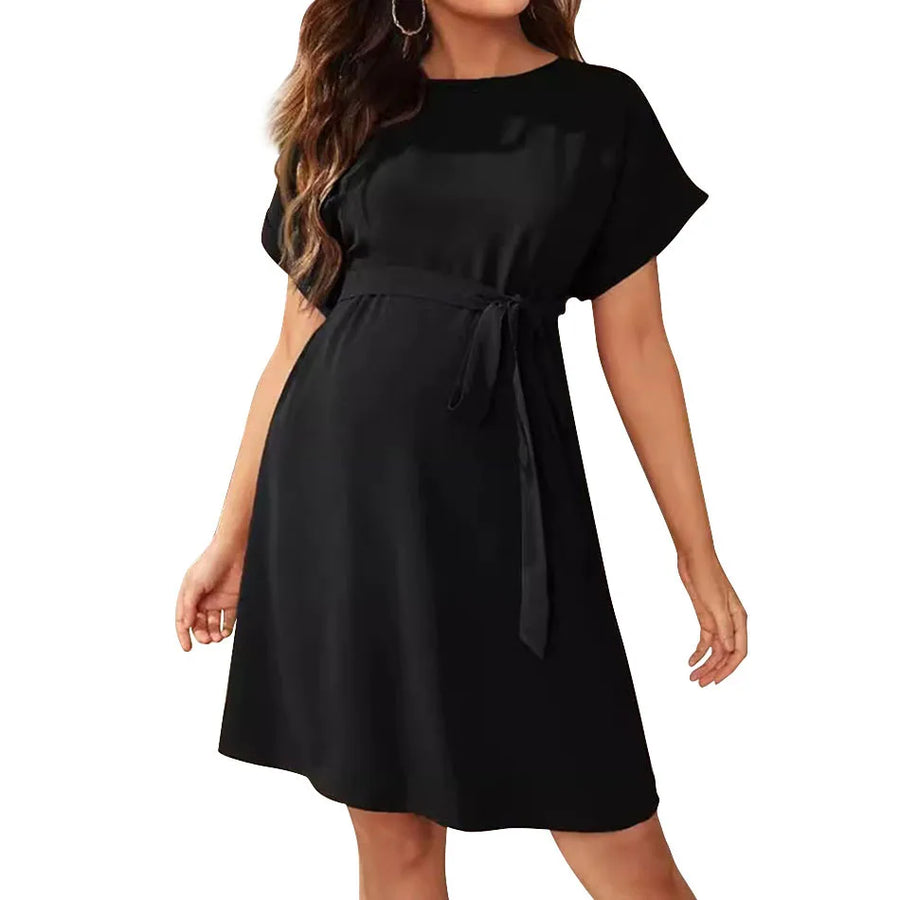 Comfortable Casual Maternity Dress for Moms | Everyday Mama Pregnancy Wear | Can Mama