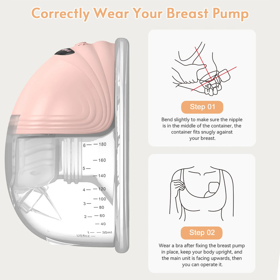 Wearable Hands-Free Electric Breast Pump