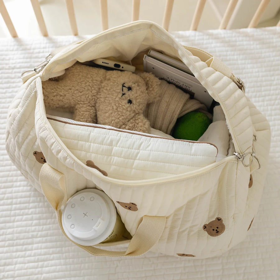 Large Mommy Bag for Moms | Maternity Baby Diaper Storage Handbag Multi-Functional Travel Bag | Can Mama