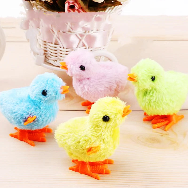 3PCS Clockwork Jumping Chick Toys
